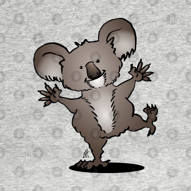 Dancing Koala - Australian Delight by Cardvibes